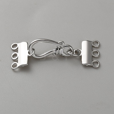 Brass Hook and S-Hook Clasps LS-FIND-WH20019-180P-1