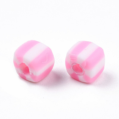 Handmade Polymer Clay Beads Strands CLAY-N010-074-08-1