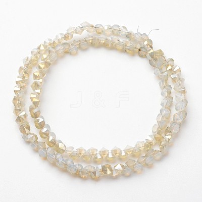 Electroplate Glass Bead Strands EGLA-J138-A-HR02-1