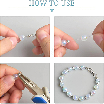 ABS Plastic Imitation Pearl Beads KY-BC0001-30-1