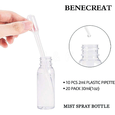 Transparent Flip Cap Round Shoulder Plastic Bottle MRMJ-BC0001-56-1