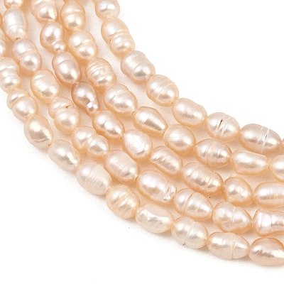 Natural Cultured Freshwater Pearl Beads Strands PEAR-D003-01D-08-1