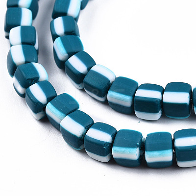 Handmade Polymer Clay Beads Strands CLAY-N010-074-01-1