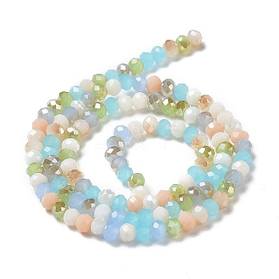 Glass Beads Strands EGLA-A034-M4mm-06-1