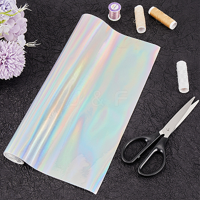 Laser Imitation Leather Fabric DIY-WH0491-31C-1