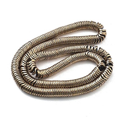 Electroplated Synthetic Non-magnetic Hematite Beads Strands G-B132-A01-01D-1