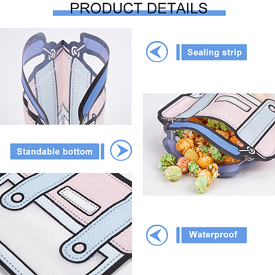 Cartoon Style Plastic Resealable Bags ABAG-SP0001-02B-1