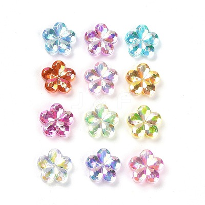 Transaparent Acrylic Beads PACR-H004-01-1
