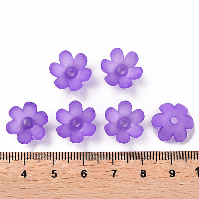 Frosted Acrylic Bead Caps MACR-S371-07A-747-1