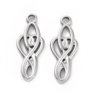 Non-Tarnish 304 Stainless Steel Pendants STAS-C003-13P-1