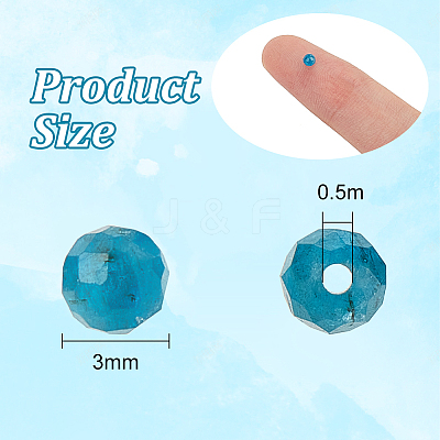 3 Strands Natural Apatite Beads Strands G-OC0004-69-1