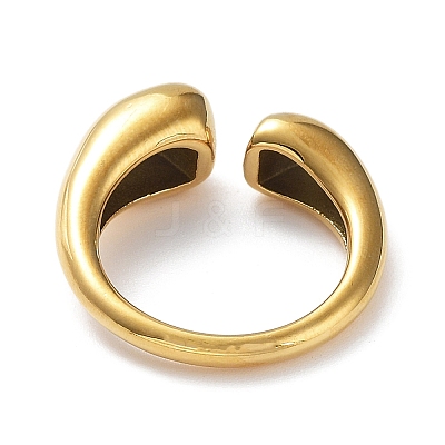 304 Stainless Steel Open Cuff Rings RJEW-Z024-02G-01-1