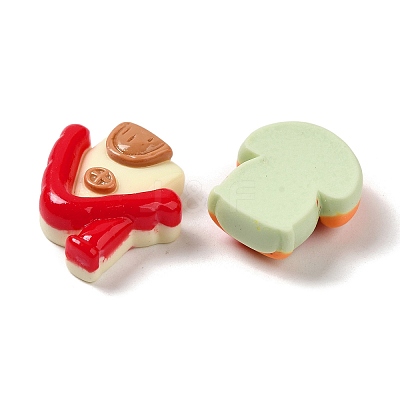 Opaque Resin Cabochons X-RESI-Q228-14-1