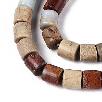 Natural Shoushan Stone Beads Strands G-T141-92A-1