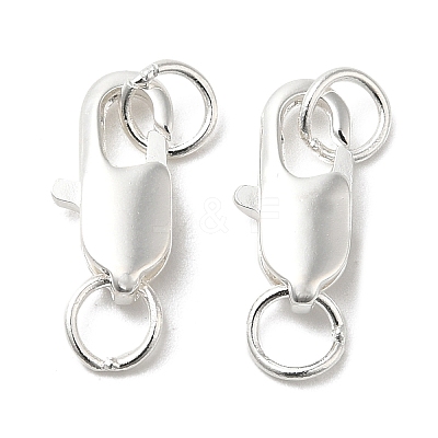 Brass Lobster Claw Clasps KK-P249-05B-S-1