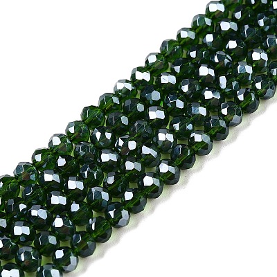 Electroplate Glass Beads Strands EGLA-A044-T3mm-A24-1