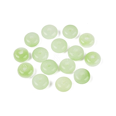 Baking Paint Imitation Jade Glass Beads GL-N006-01A-11-1