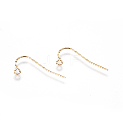 304 Stainless Steel Earring Hooks X-STAS-G191-12G-1