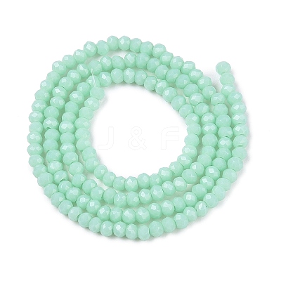 Opaque Solid Color Imitation Jade Glass Beads Strands LS-EGLA-A044-P1mm-D14-1