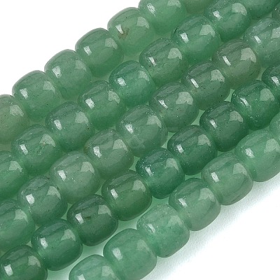 Natural Green Aventurine Beads Strands GG-CBA9281-D01-7x8mm-1