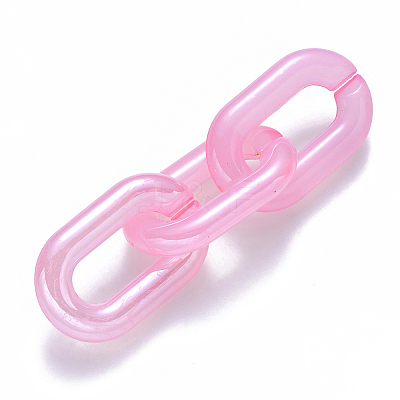 Imitation Jelly Acrylic Linking Rings OACR-S036-006A-F06-1