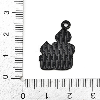 Halloween Alloy Enamel Pendants ENAM-P259-01G-EB-1