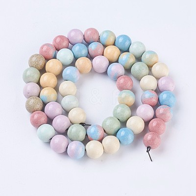 Natural Gemstone Imitation Rainbow Alashan Agate Strands G-O183-05B-1-1