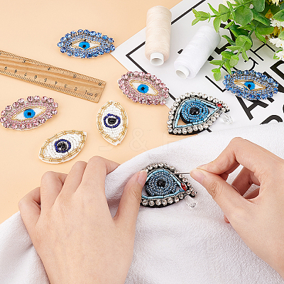 8Pcs 4 Style Handmade Ornament Accessories DIY-FG0003-58-1