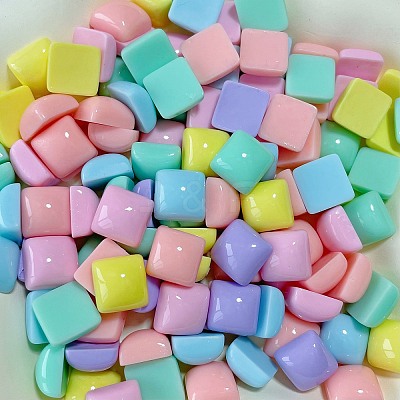 Cartoon Opaque Resin Cabochons RESI-C039-01N-1