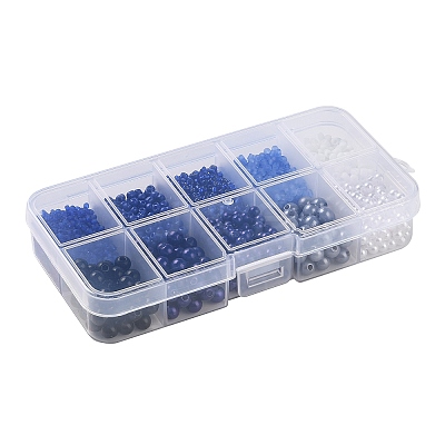 DIY 10 Grids ABS Plastic & Glass Seed Beads Jewelry Making Finding Beads Kits DIY-G119-01B-1