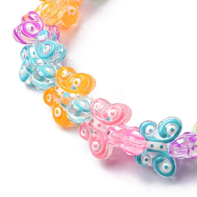 Transparent Glass Beads Strands LAMP-A154-01G-1