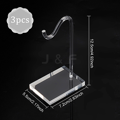 Acrylic Bracelet Display Stands BDIS-WH0002-11-1