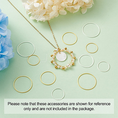 Brass Linking Rings KK-YS0001-03-1