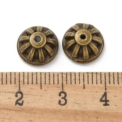 Tibetan Style Alloy Beads TIBE-P003-69AB-1