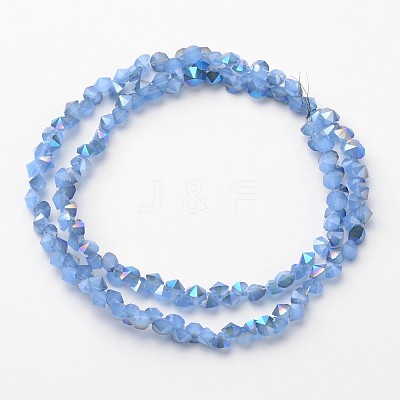 Electroplate Glass Bead Strands EGLA-J138-A-HR04-1