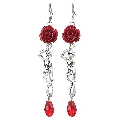 304 Stainless Steel Dangle Earrings EJEW-JE06065-1