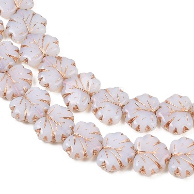 Czech Pressed Glass Beads GLAA-I061-51B-1