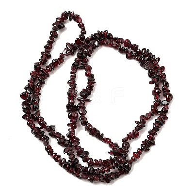 Natural Garnet Beads Strands G-P406-55-1