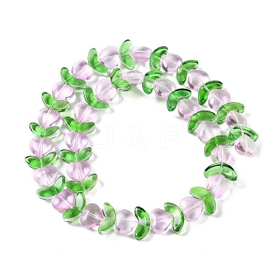 Transparent Glass Beads Strands GLAA-B021-04G-1