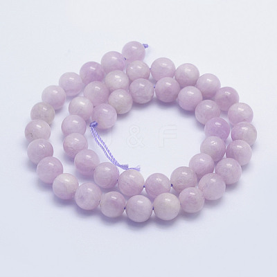 Natural Kunzite Beads Strands G-L478-13-10mm-1