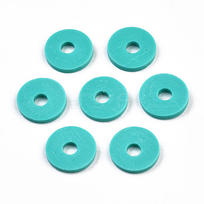 Handmade Polymer Clay Beads CLAY-R067-8.0mm-B34-1