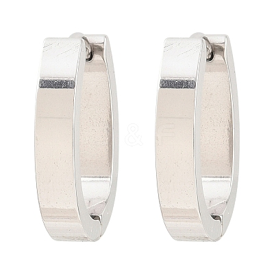 201 Stainless Steel Hoop Earrings EJEW-T056-03P-03-1