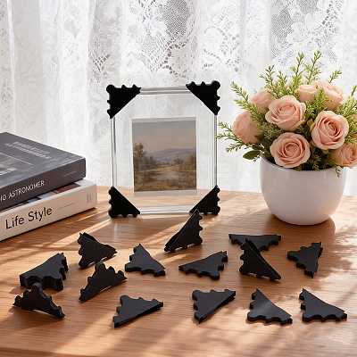 Plastic Triangle Corner Protector FIND-WH0365-140B-1