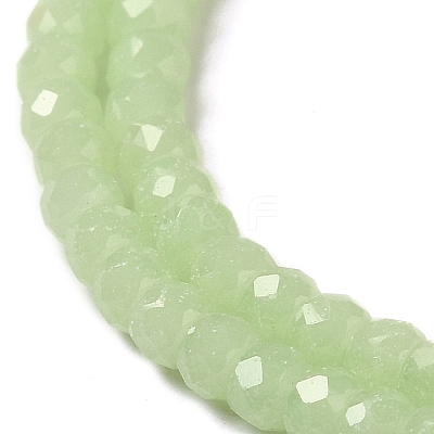 Synthetic Luminous Stone Beads Strands G-C086-01A-08-1