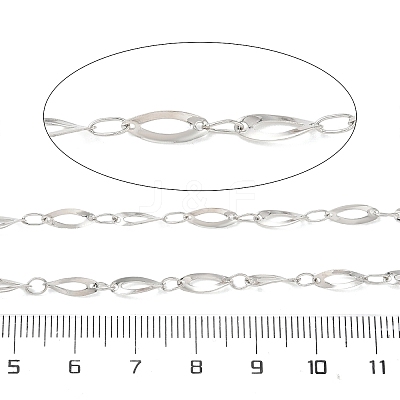 Rack Plating Brass Oval Link Chains CHC-N009-05P-1
