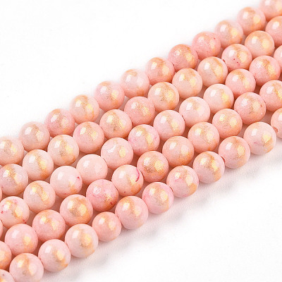Natural Mashan Jade Beads Strands G-A255-A01-04B-1
