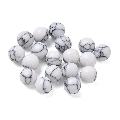 Dyed Synthetic Turquoise Sphere Beads GG-CBA391B-02A-02-1