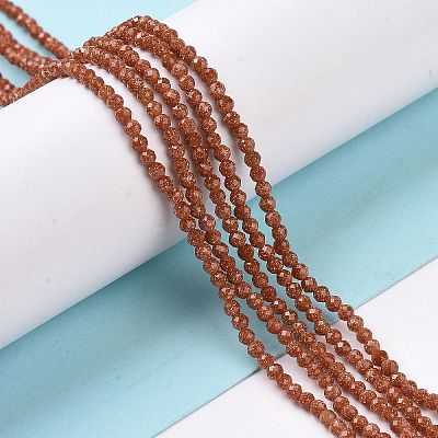Synthetic Goldstone Beads Strands G-E591-06A-1