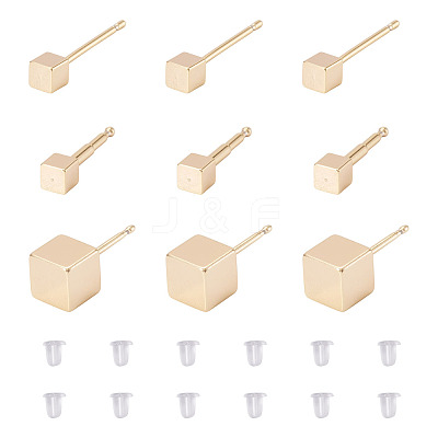 Brass Stud Earrings for Women EJEW-TA0001-67-1