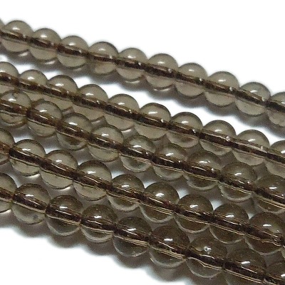 Synthetic Smoky Quartz Beads Strands G-C076-8mm-4A-1